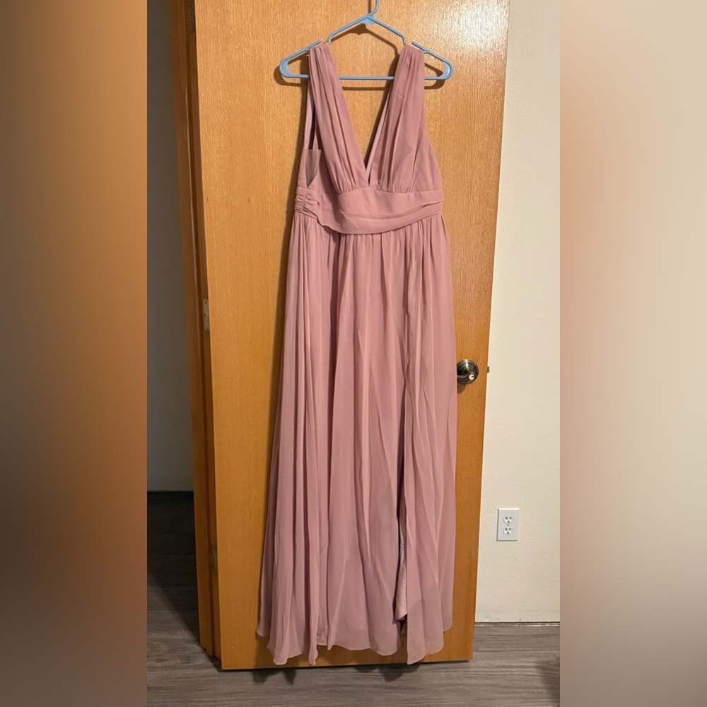 Elegant Blush Maxi Dress